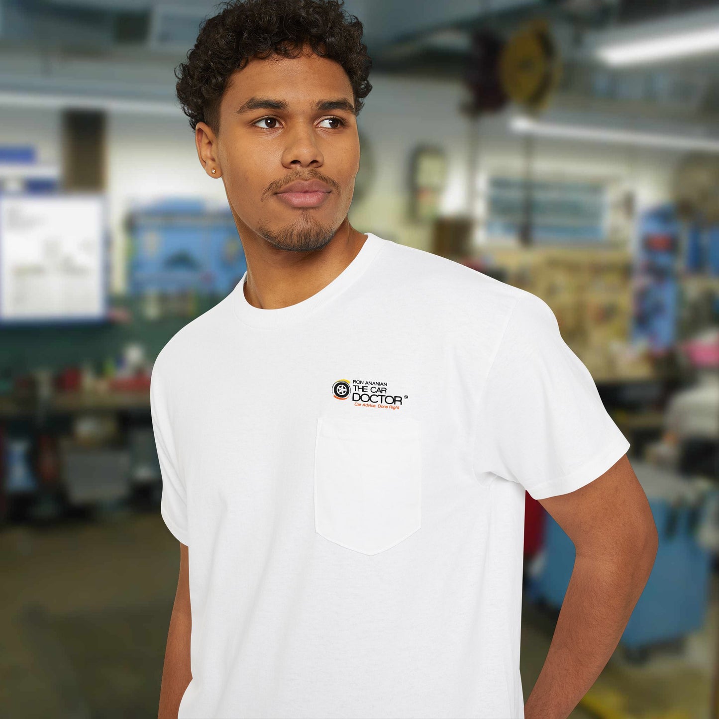 Ron Ananian The Car Doctor™ - Unisex Pocket Tee