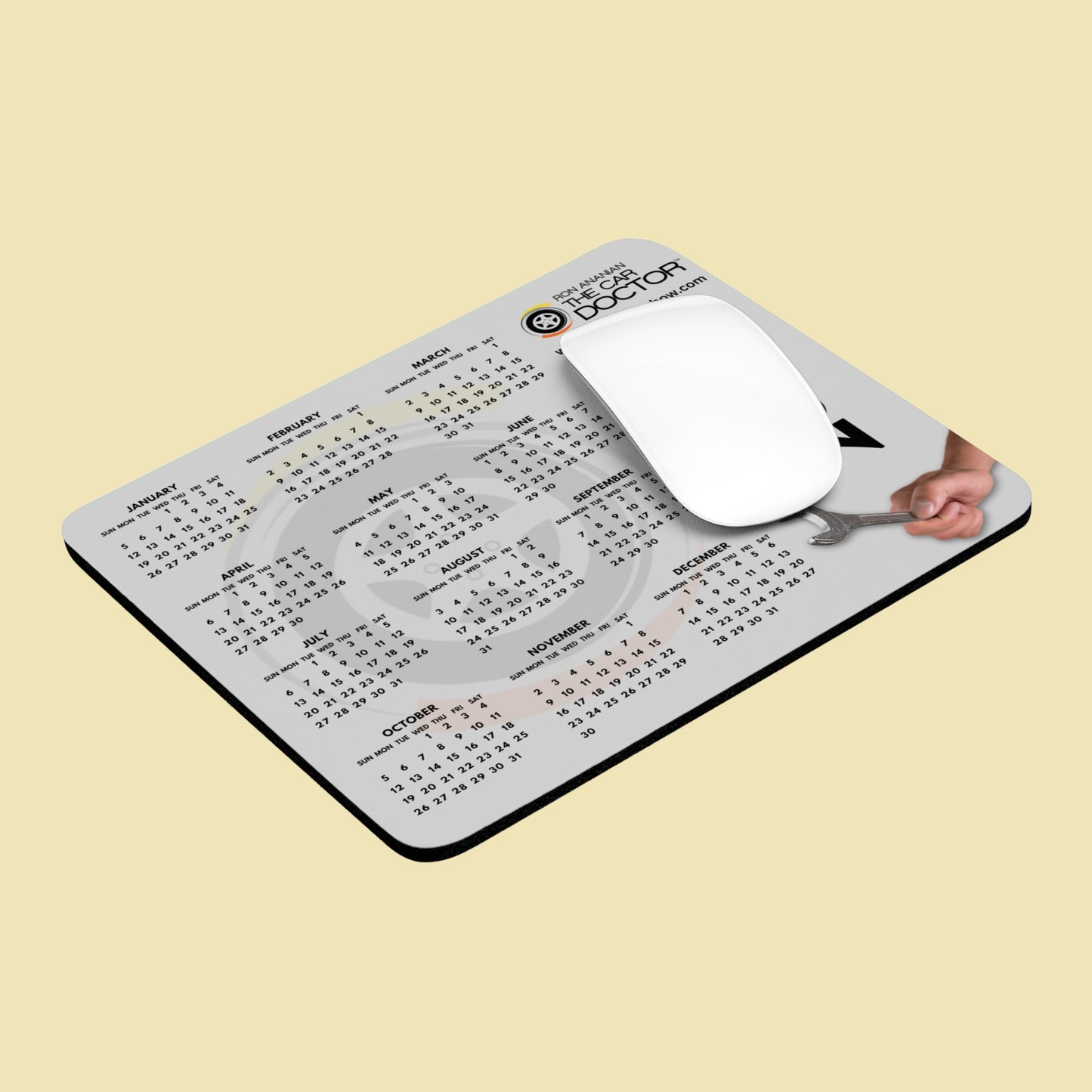 Ron Ananian The Car Doctor™ - 2025 Calendar Mouse Pad