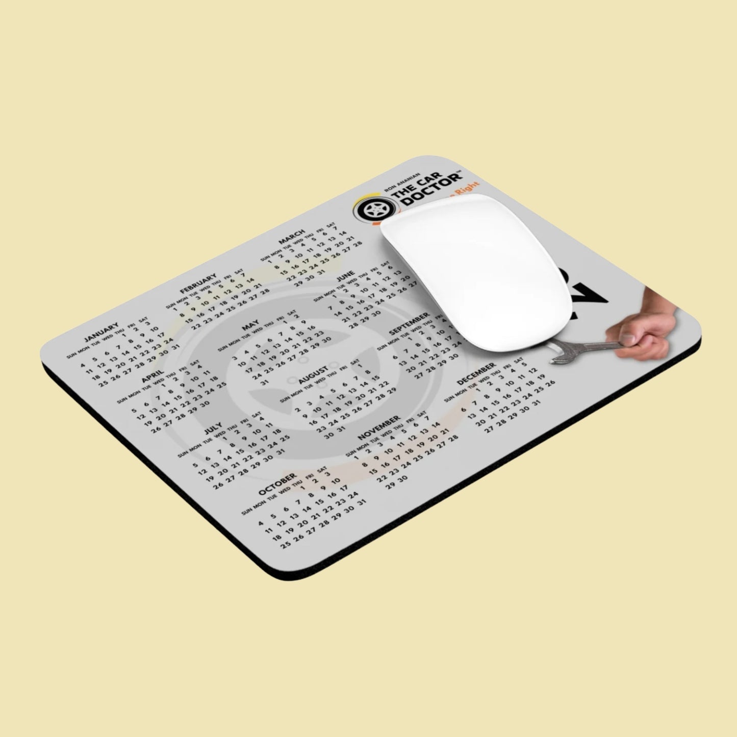 Ron Ananian The Car Doctor™ - 2026 Calendar Mouse Pad