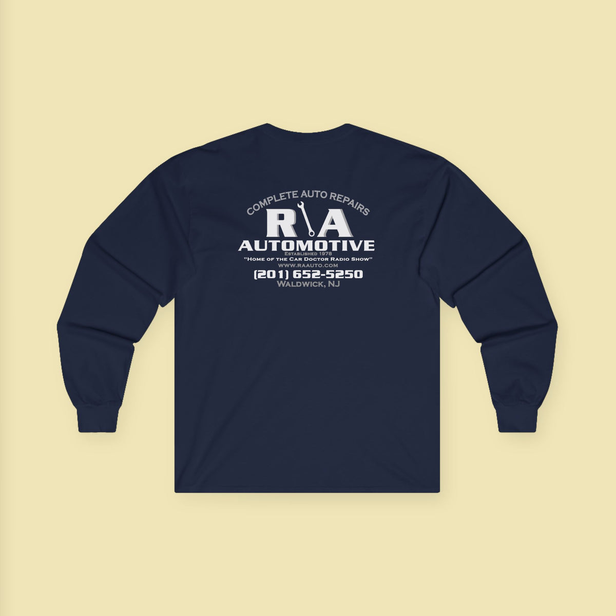 R \ A Automotive Unisex Ultra Cotton Long Sleeve Tee