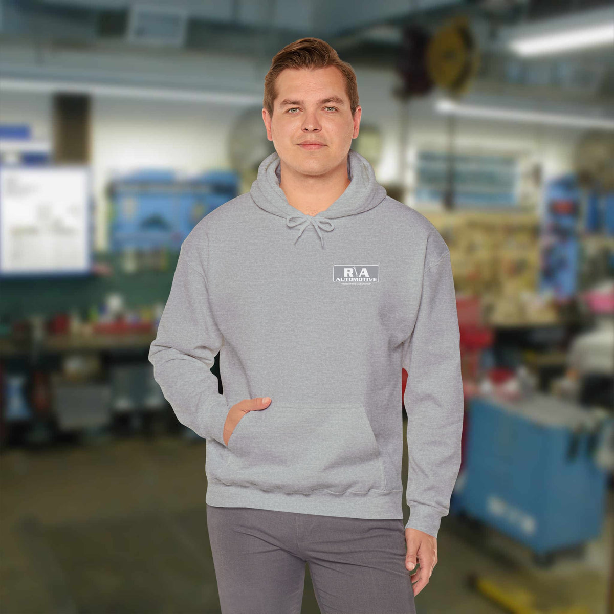 R \ A Automotive Hooded Sweatshirt