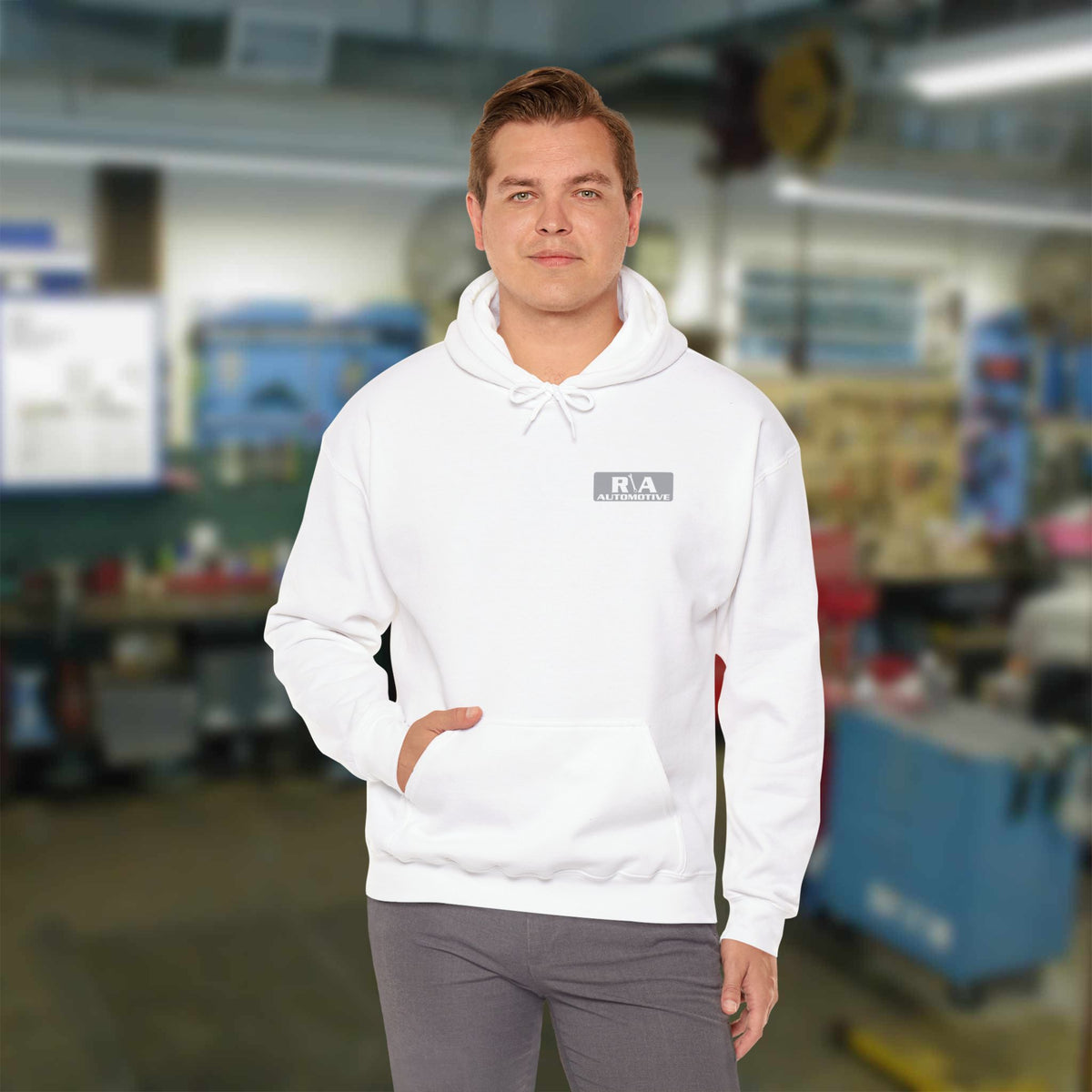 R \ A Automotive Hooded Sweatshirt