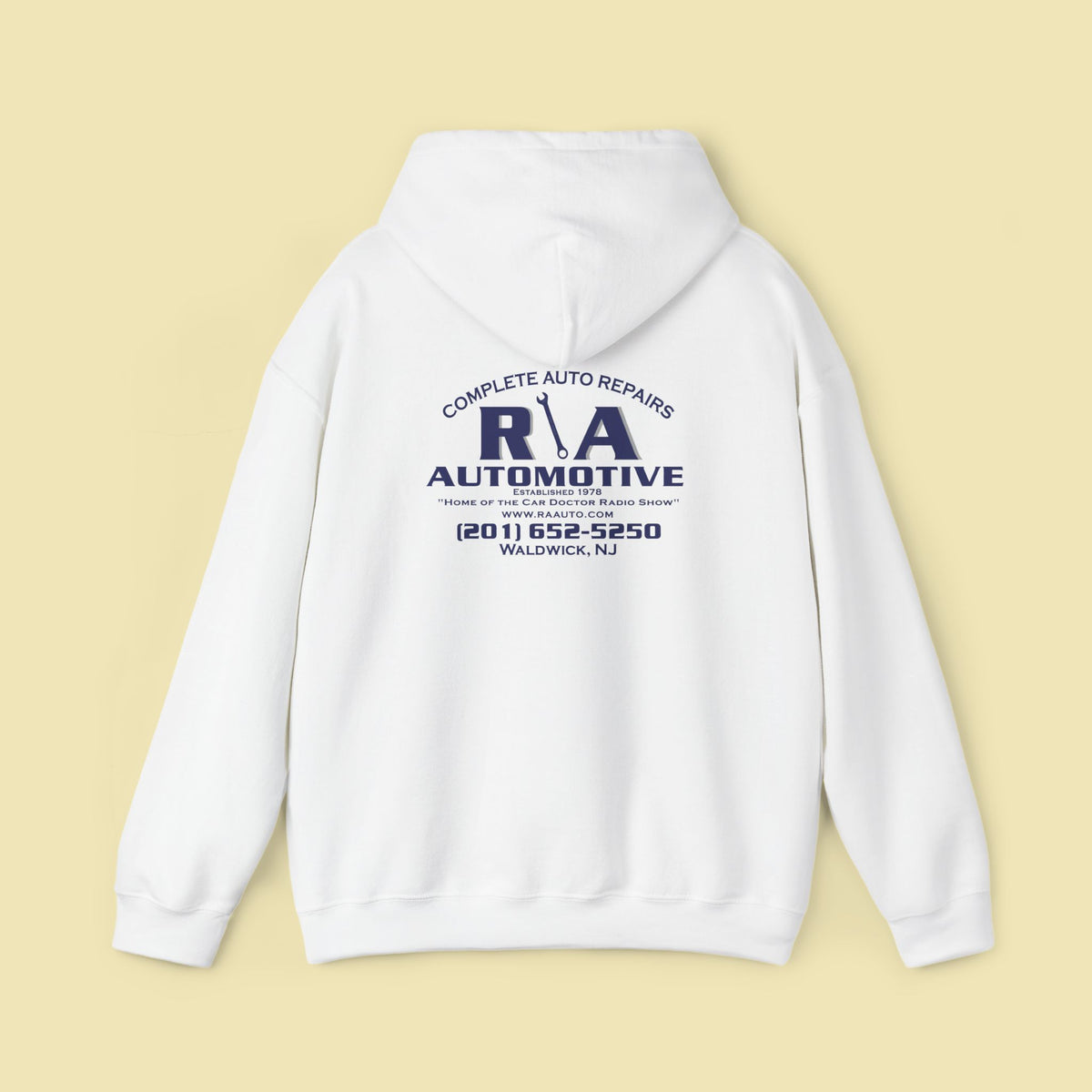 R \ A Automotive Hooded Sweatshirt