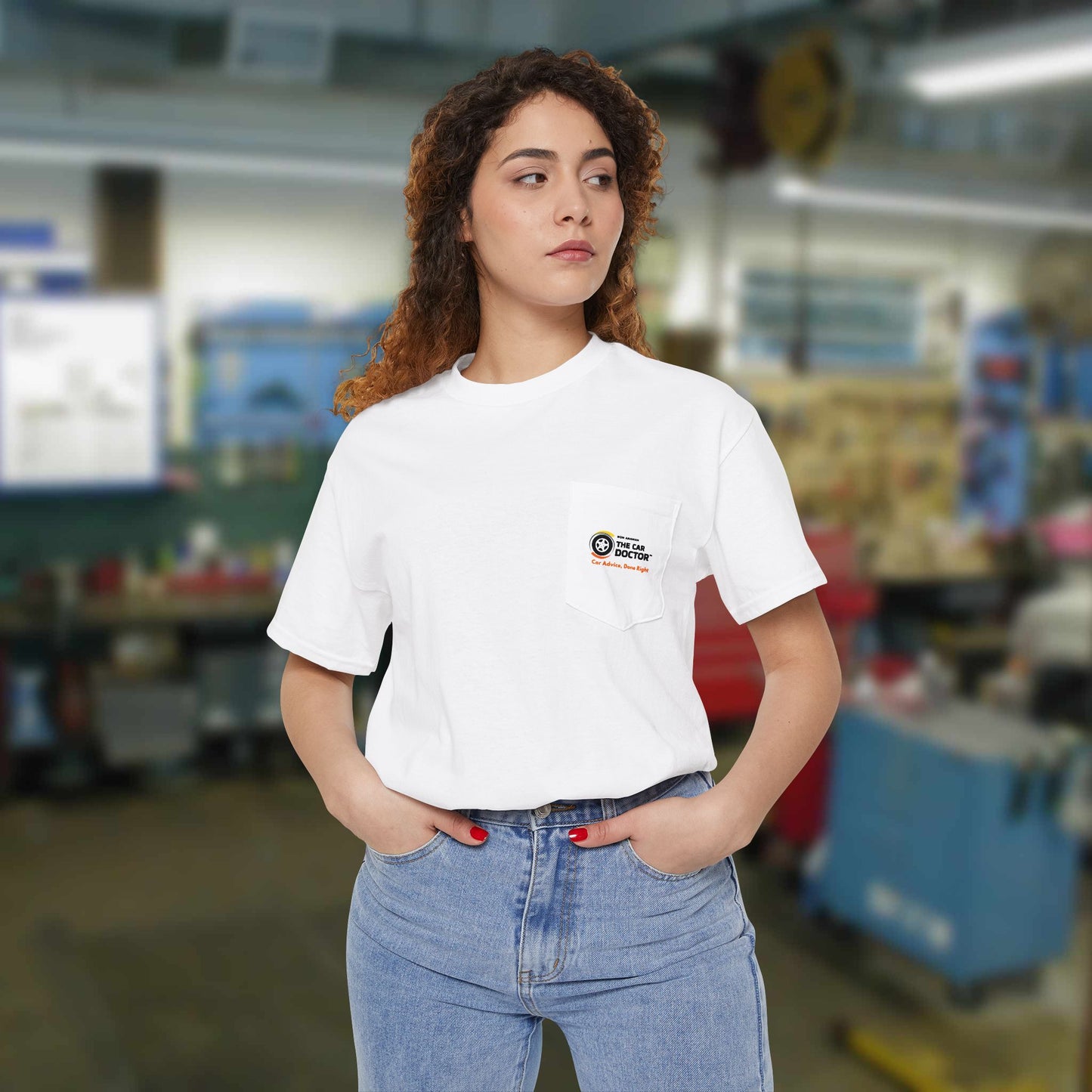Ron Ananian The Car Doctor™ - Unisex Pocket Tee