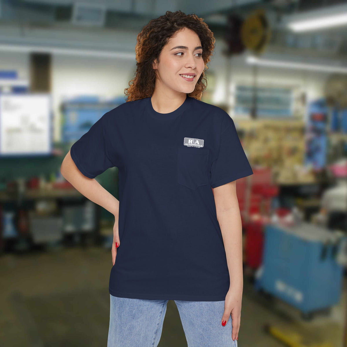 R \ A Automotive Pocket Tee