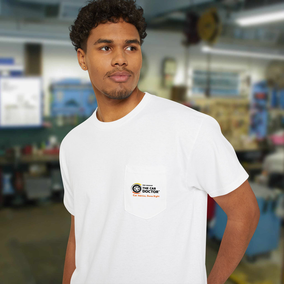 Ron Ananian The Car Doctor™ - Unisex Pocket Tee