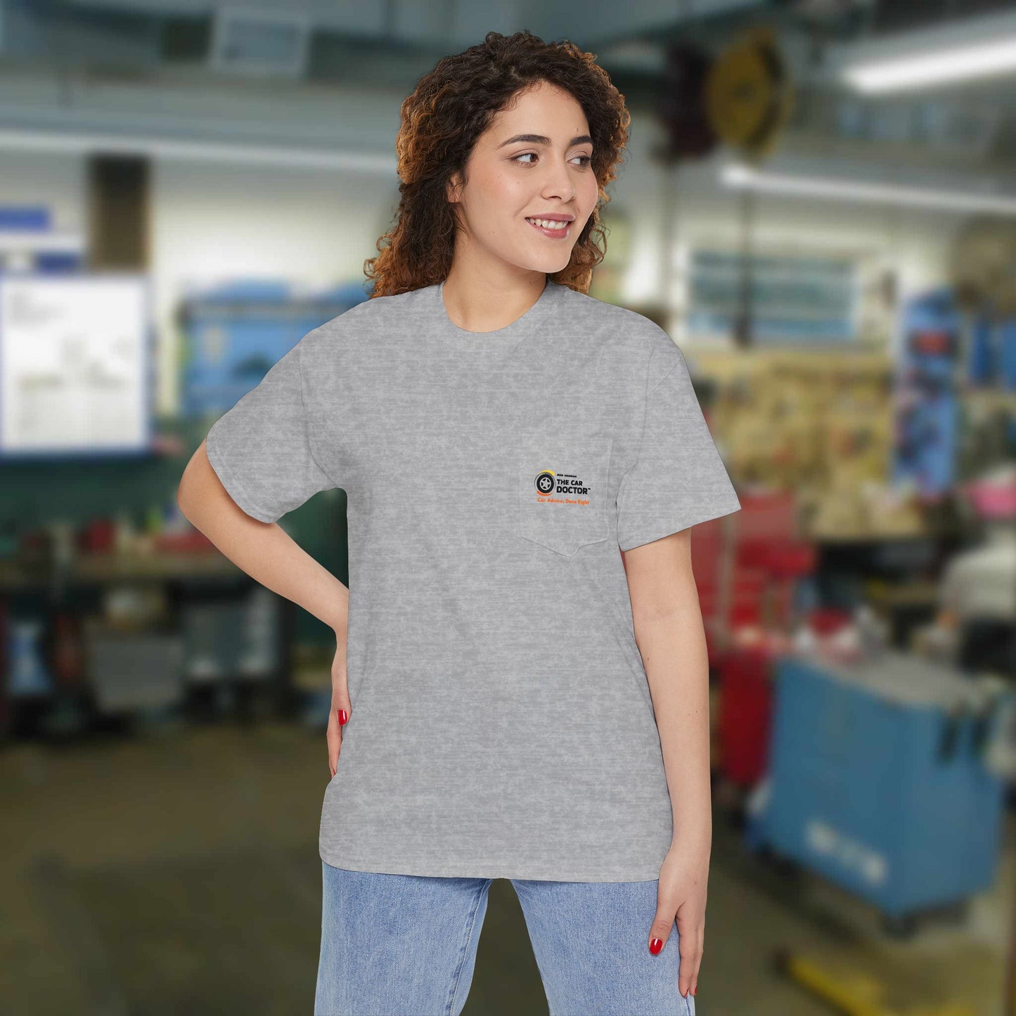 Ron Ananian The Car Doctor™ - Unisex Pocket Tee