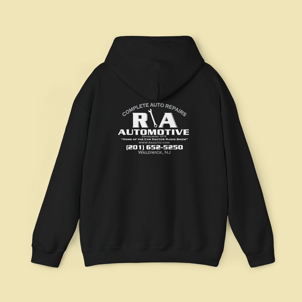 R \ A Automotive Hooded Sweatshirt